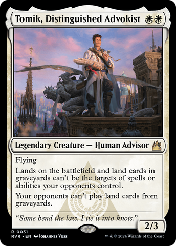 Tomik, Distinguished Advokist (RVR-031)  - Ravnica Remastered