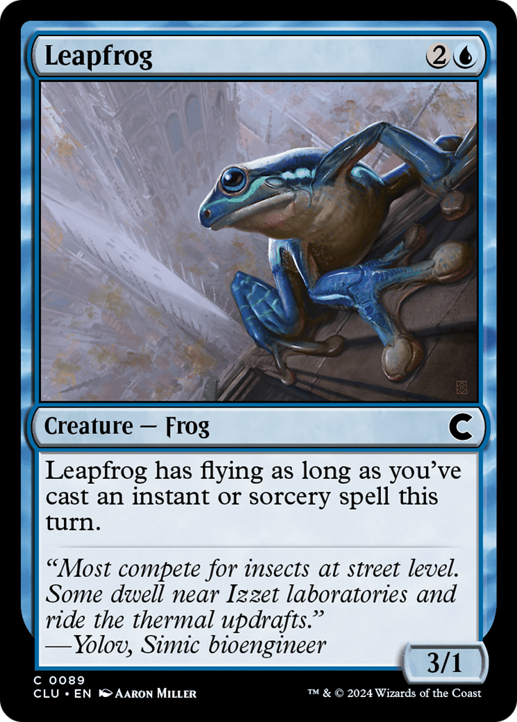 Leapfrog (CLU-089)  - Ravnica: Clue Edition
