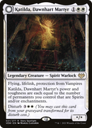 Katilda, Dawnhart Martyr (VOW-021)  Foil - Innistrad: Crimson Vow: (Double Faced Transform)