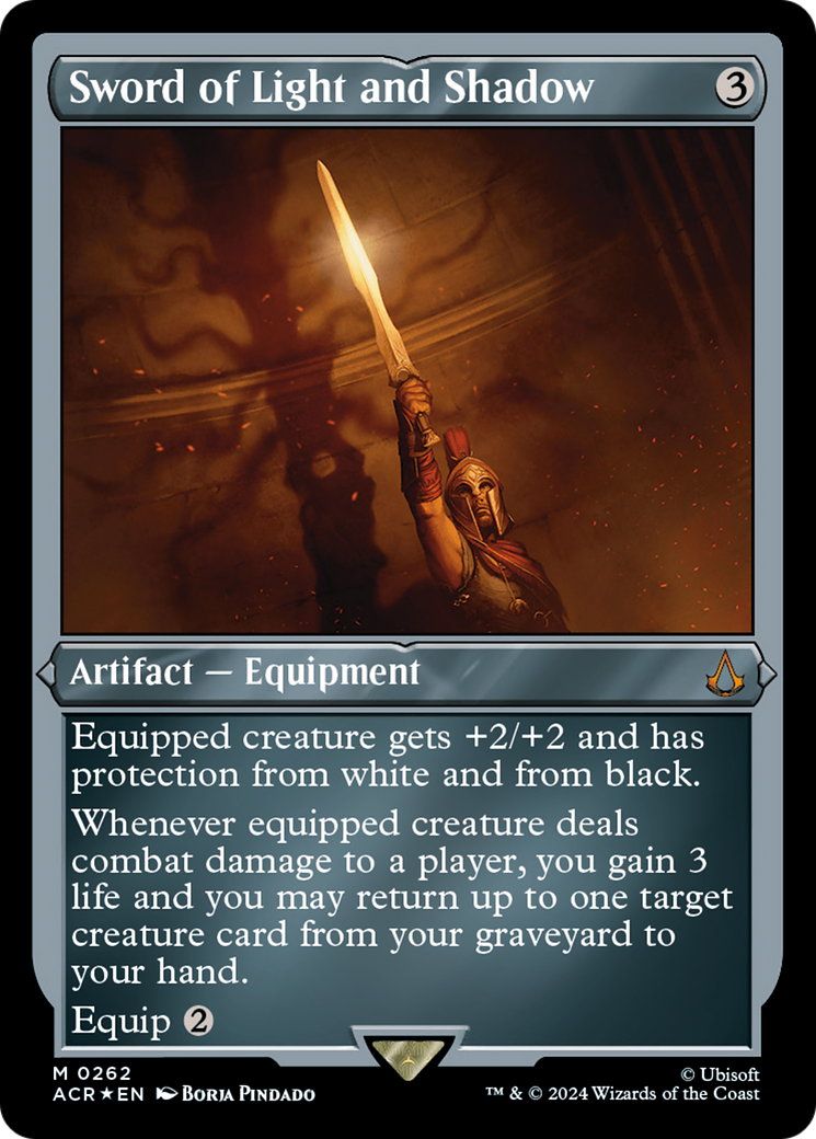 Sword of Light and Shadow (ACR-262)  Etched Foil - Assassin's Creed
