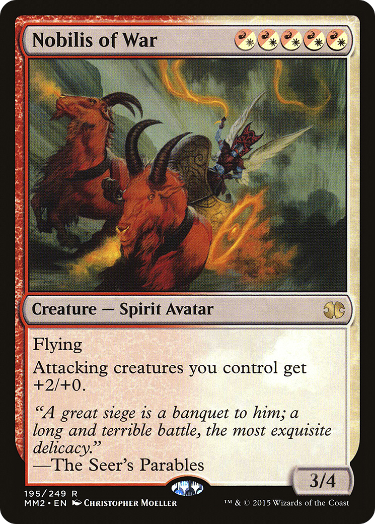 Nobilis of War (MM2-195) - Modern Masters 2015 Foil