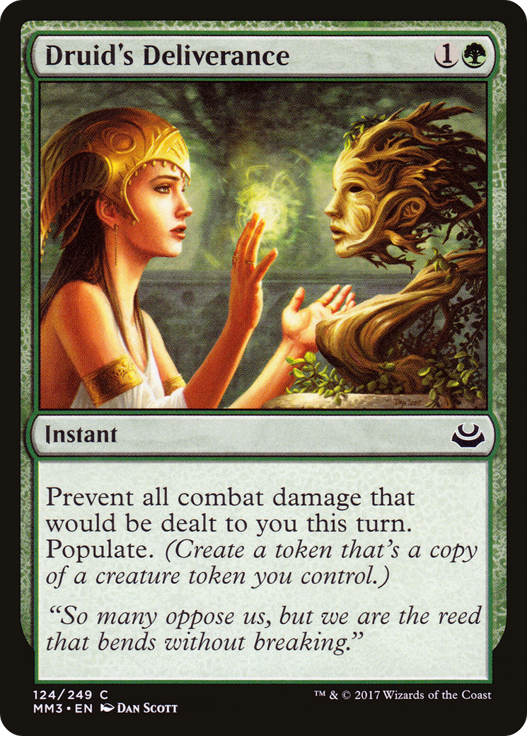 Druid's Deliverance (MM3-124)  - Modern Masters 2017