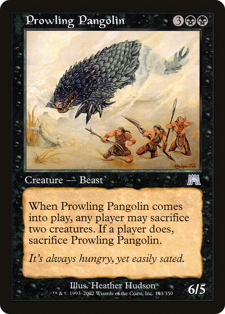 Prowling Pangolin (ONS-163)  Foil - Onslaught