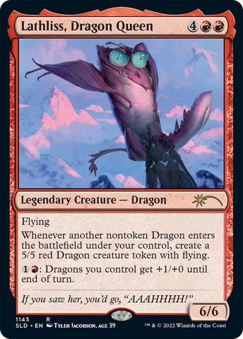 Lathliss, Dragon Queen (1145) (SLD-1145)  - Secret Lair Drop