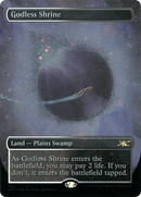 Godless Shrine (Borderless) (Galaxy Foil) (UNF-533)  Foil - Unfinity