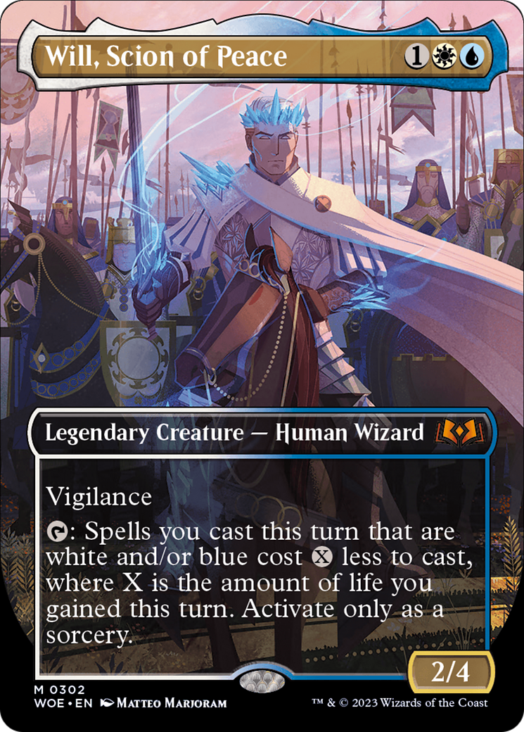 Will, Scion of Peace (Borderless) (WOE-302)  - Wilds of Eldraine