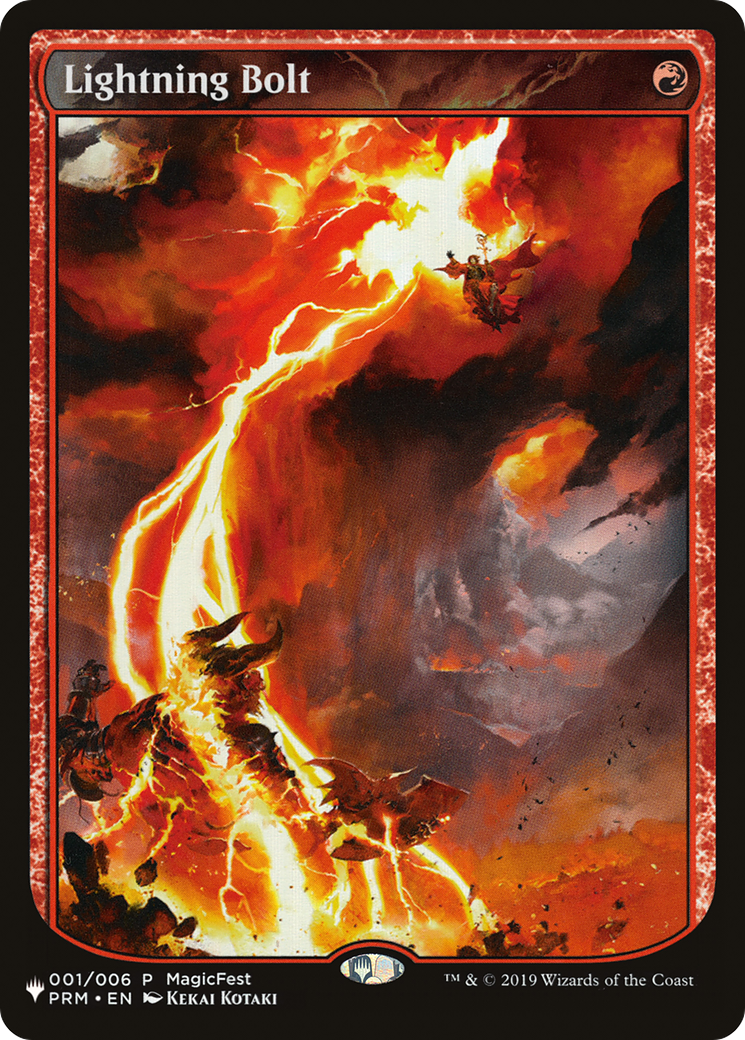 Lightning Bolt (PRM) (LIST-001/006)  - The List