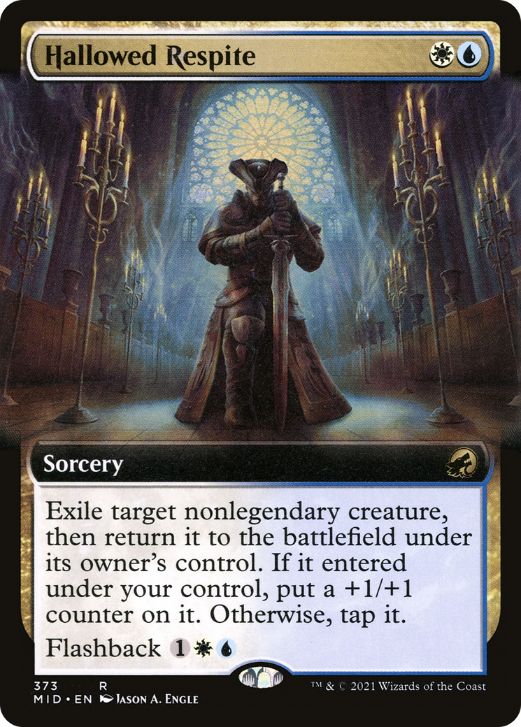Hallowed Respite (Extended Art) (MID-373)  - Innistrad: Midnight Hunt: (Extended Art)