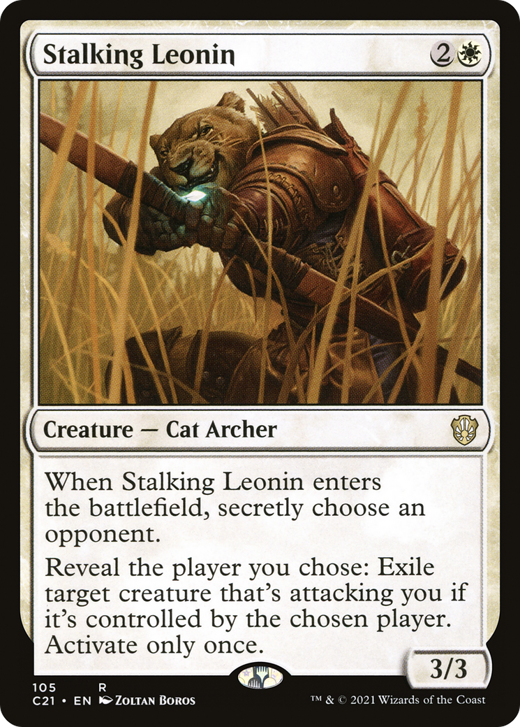 Stalking Leonin (C21-105)  - Commander 2021