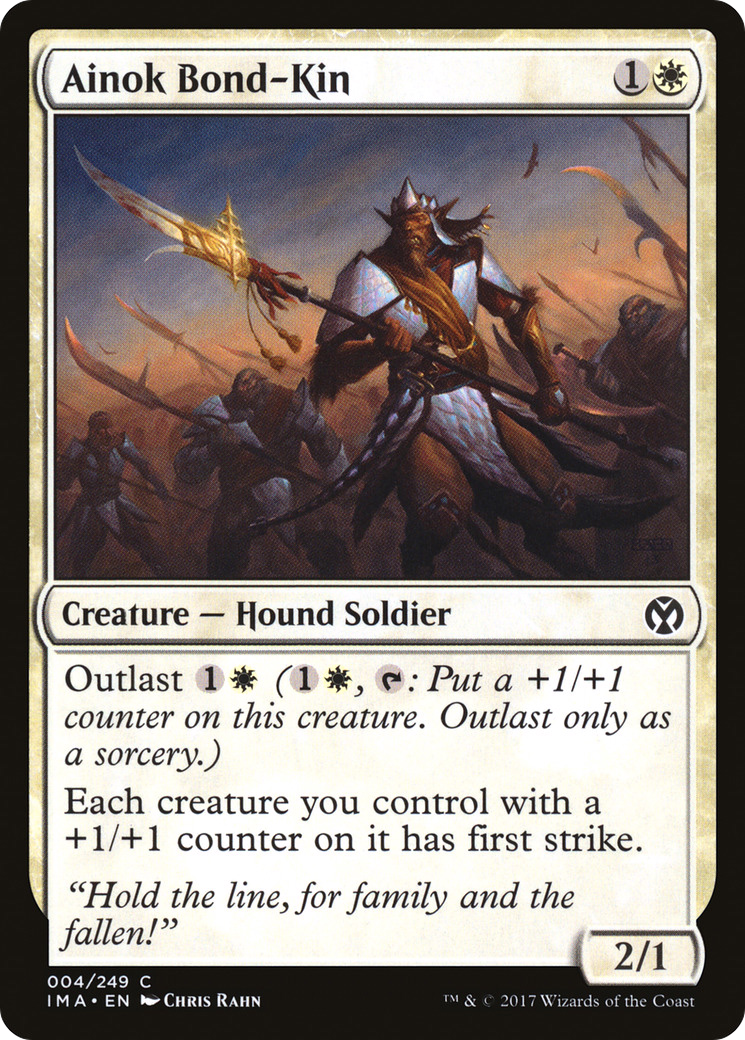 Ainok Bond-Kin (IMA-004)  Foil - Iconic Masters