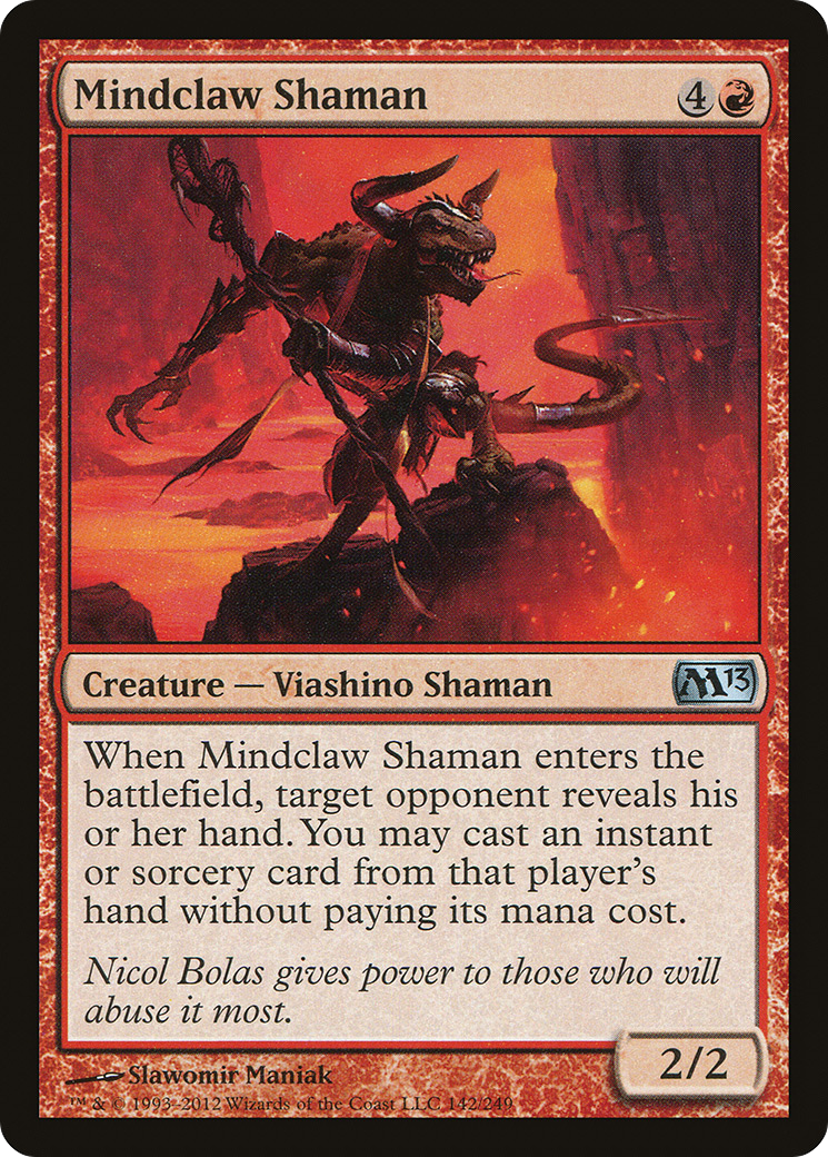 Mindclaw Shaman (M13-142)  Foil - Magic 2013