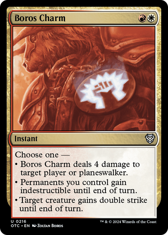 Boros Charm (OTC-216)  - Outlaws of Thunder Junction Commander