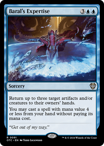 Baral's Expertise (OTC-091)  - Outlaws of Thunder Junction Commander