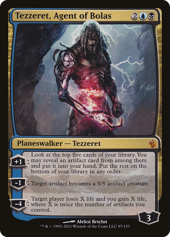 Tezzeret, Agent of Bolas (MBS-097)  Foil - Mirrodin Besieged