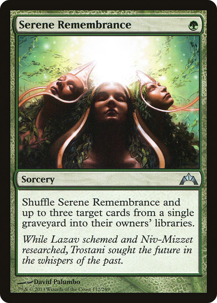 Serene Remembrance (GTC-132)  - Gatecrash
