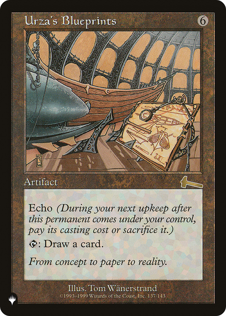 Urza's Blueprints (LIST-ULG-137)  - The List