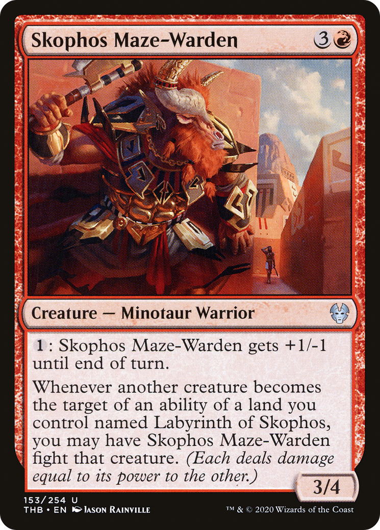 Skophos Maze-Warden (THB-153)  Foil - Theros Beyond Death