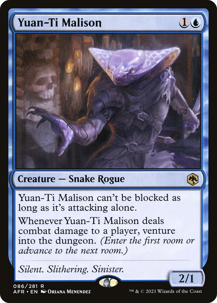 Yuan-Ti Malison (AFR-086)  Foil - Adventures in the Forgotten Realms