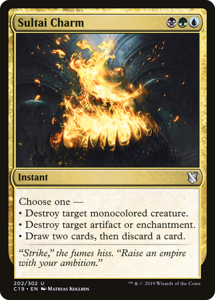 Sultai Charm (C19-202)  - Commander 2019