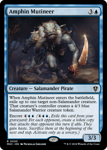 Amphin Mutineer (MKC-095)  - Murders at Karlov Manor Commander