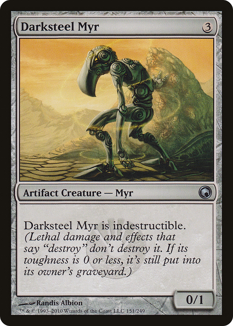 Darksteel Myr (SOM-151)  - Scars of Mirrodin