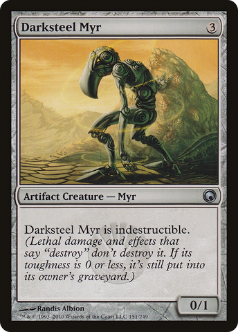 Darksteel Myr (SOM-151)  - Scars of Mirrodin