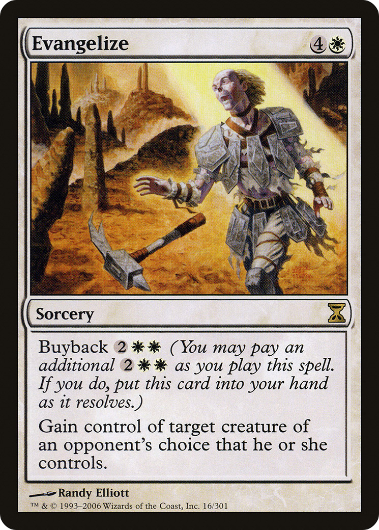 Evangelize (TSP-016)  Foil - Time Spiral