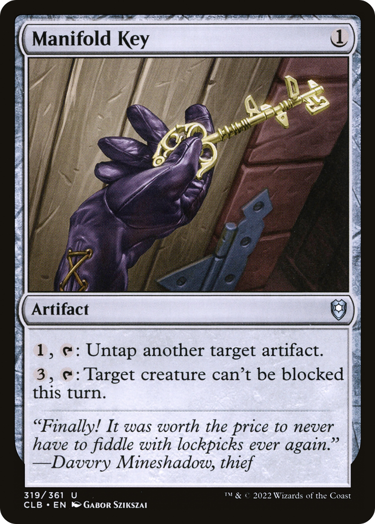 Manifold Key (CLB-319)  - Commander Legends: Battle for Baldur's Gate