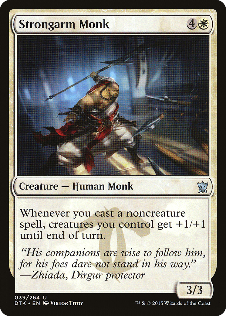 Strongarm Monk (DTK-039) - Dragons of Tarkir
