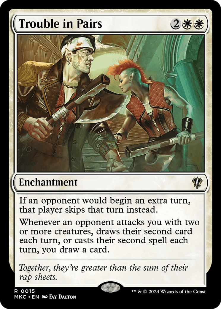 Trouble in Pairs (MKC-015)  - Murders at Karlov Manor Commander