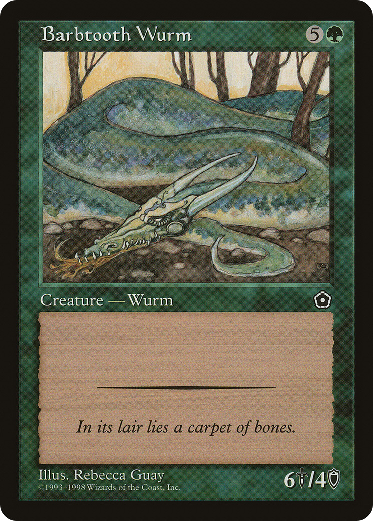 Barbtooth Wurm (P02-)  - Portal Second Age