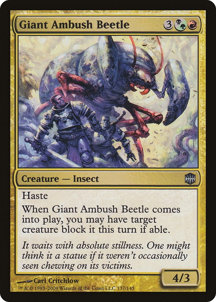 Giant Ambush Beetle (ARB-137)  Foil - Alara Reborn