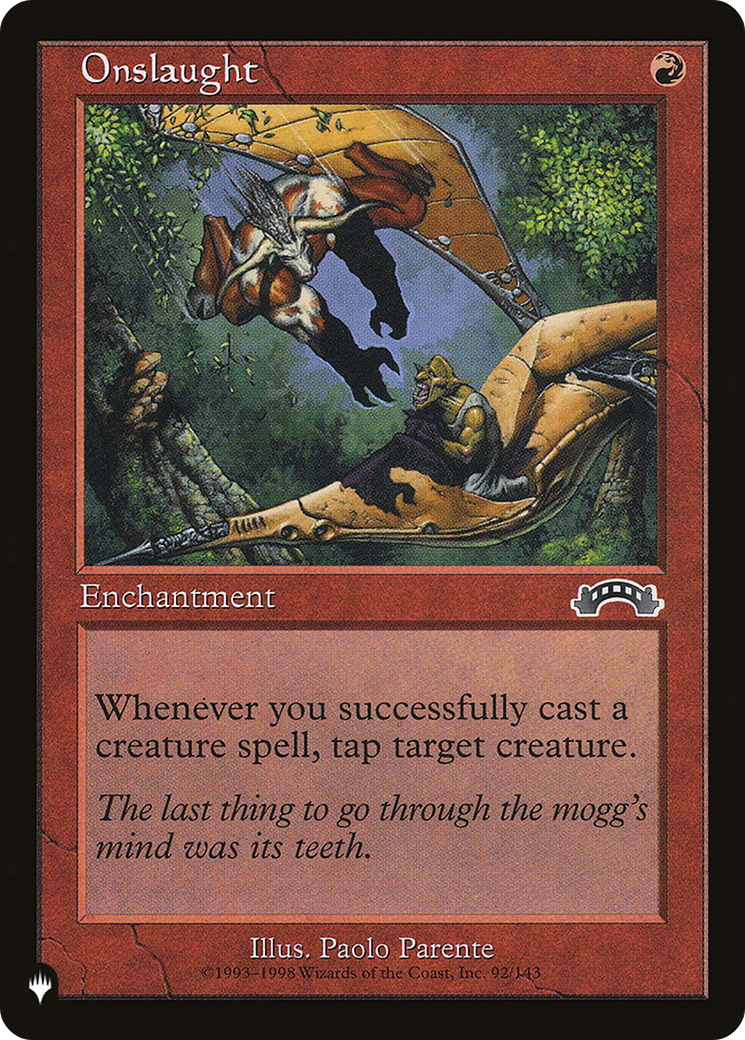 Onslaught (LIST-EXO-92)  - The List