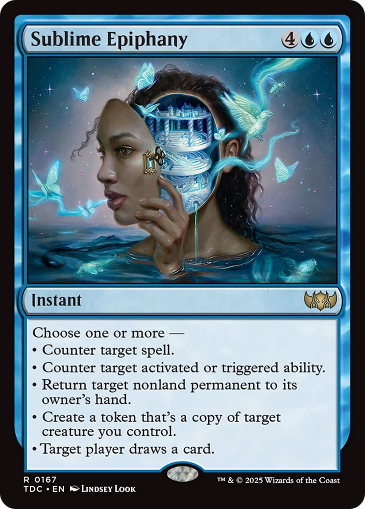 Sublime Epiphany (TDC-167) - Commander: Tarkir: Dragonstorm