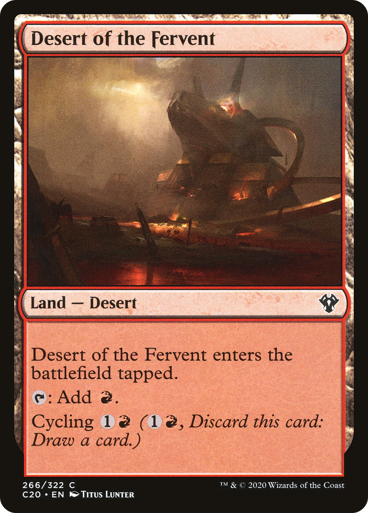 Desert of the Fervent (C20-266) - Commander 2020