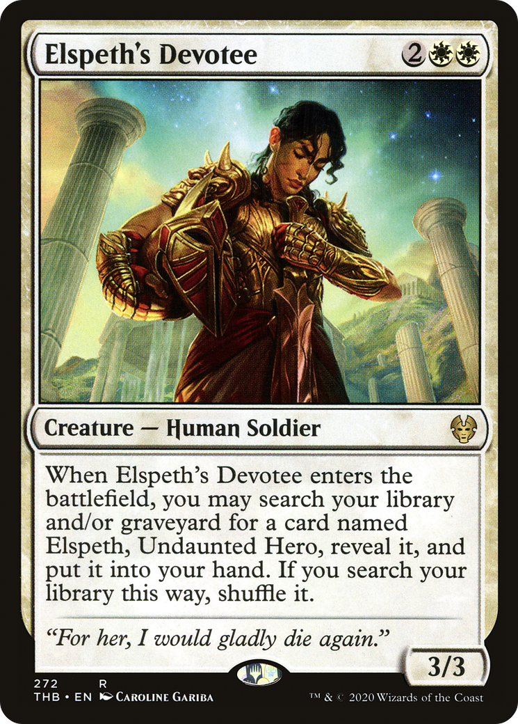 Elspeth's Devotee (THB-272)  - Theros Beyond Death