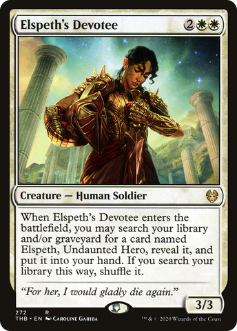 Elspeth's Devotee (THB-272)  - Theros Beyond Death