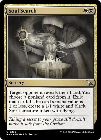Soul Search (MKM-232)  Foil - Murders at Karlov Manor