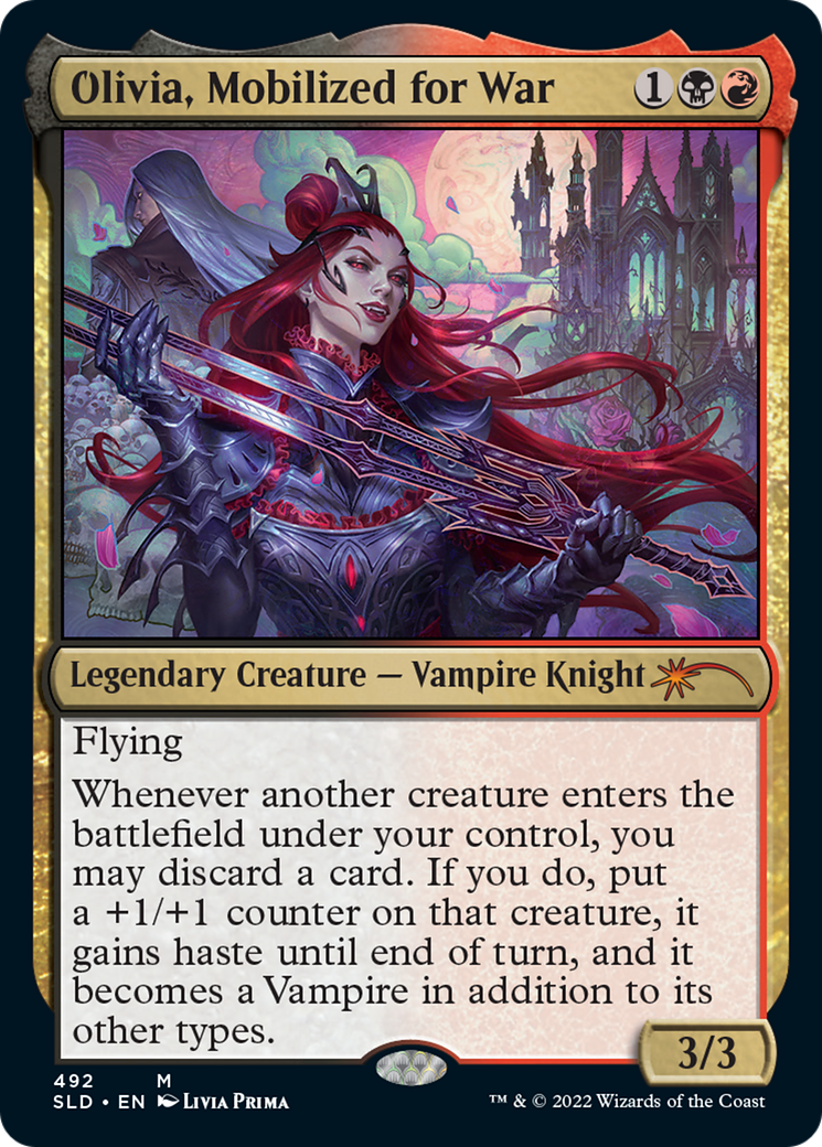 Olivia, Mobilized for War (SLD-492)  - Secret Lair Drop