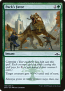 Pack's Favor (GRN-139)  - Guilds of Ravnica