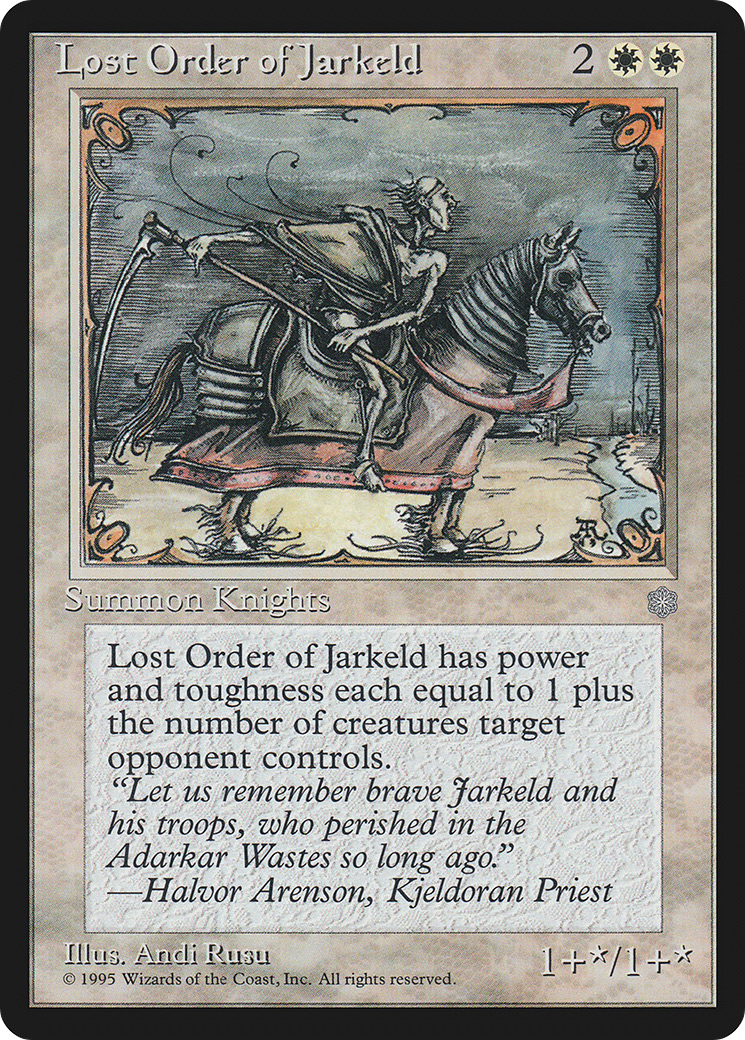 Lost Order of Jarkeld (ICE-)  - Ice Age