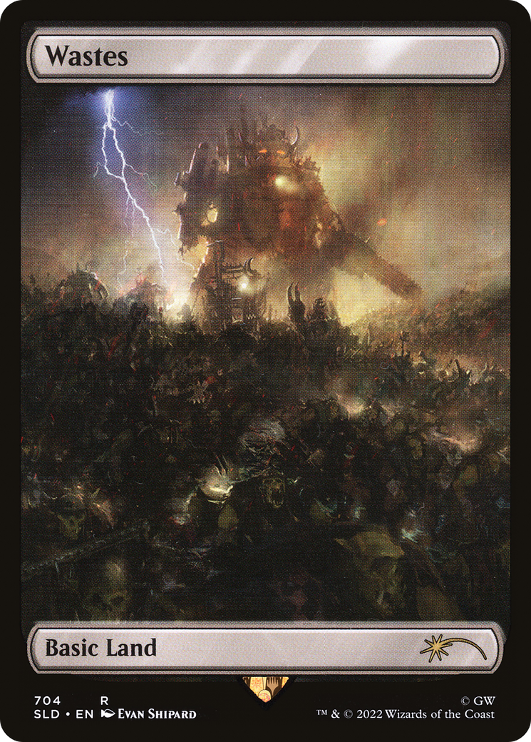 Wastes (704) - Full Art (SLD-704)  Foil - Secret Lair Drop