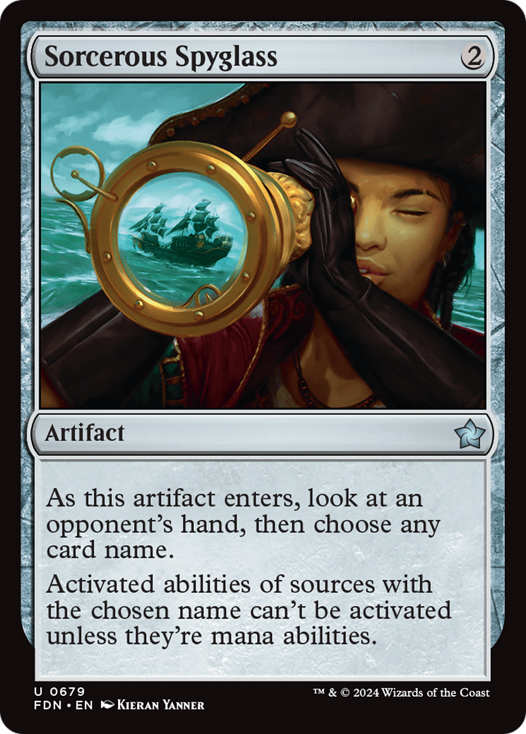 Sorcerous Spyglass (FDN-679)  - Foundations