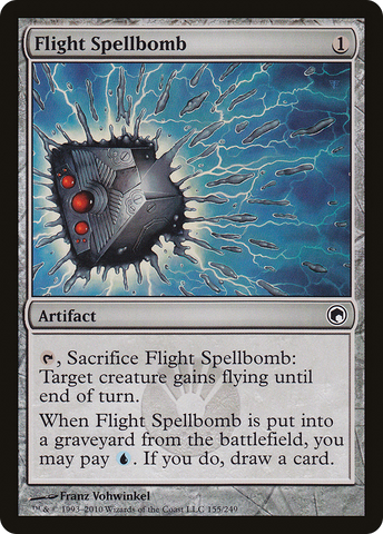 Flight Spellbomb (SOM-155)  Foil - Scars of Mirrodin