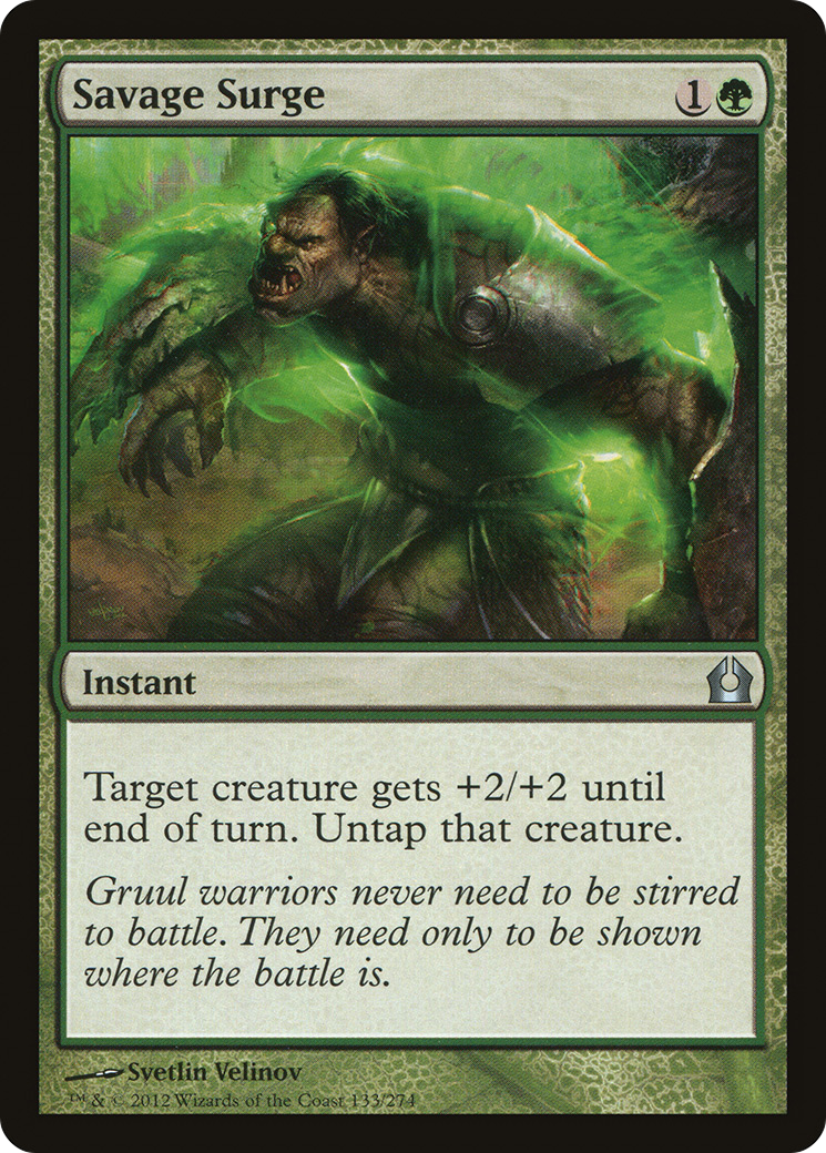Savage Surge (RTR-133)  Foil - Return to Ravnica