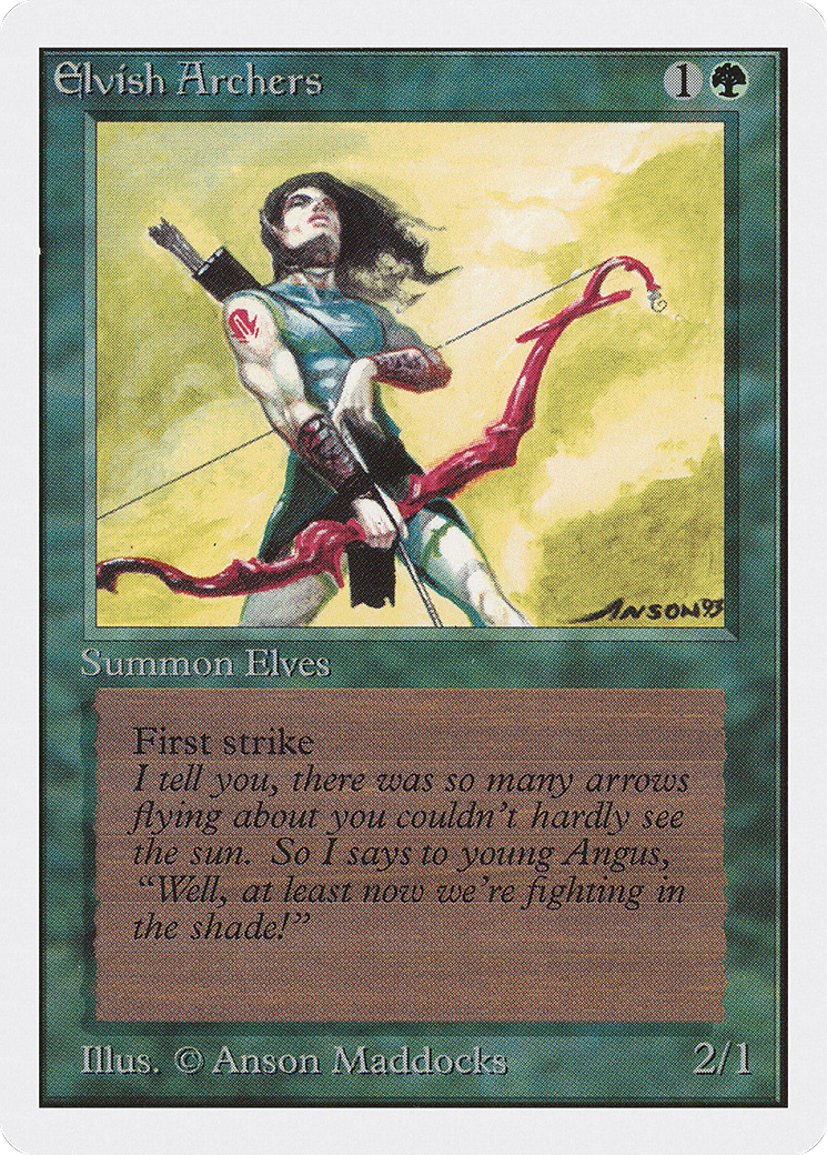 Elvish Archers (2ED-)  - Unlimited Edition