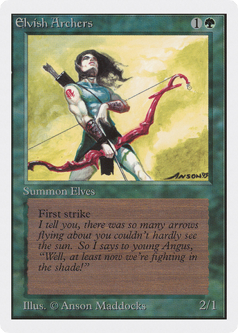 Elvish Archers (2ED-)  - Unlimited Edition