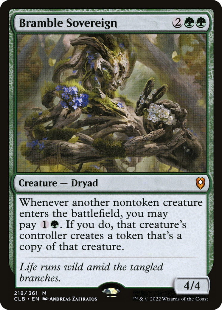 Bramble Sovereign (CLB-218)  Foil - Commander Legends: Battle for Baldur's Gate