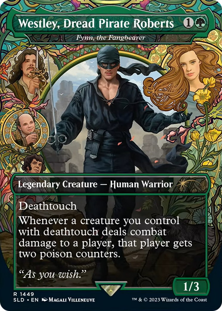 Westley, Dread Pirate Roberts - Fynn, the Fangbearer (SLD-1449)  Foil - Secret Lair Drop / Westley, Dread Pirate Roberts (Borderless)