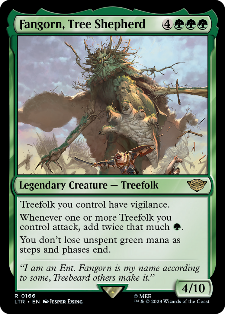 Fangorn, Tree Shepherd (LTR-166)  Foil - The Lord of the Rings: Tales of Middle-earth
